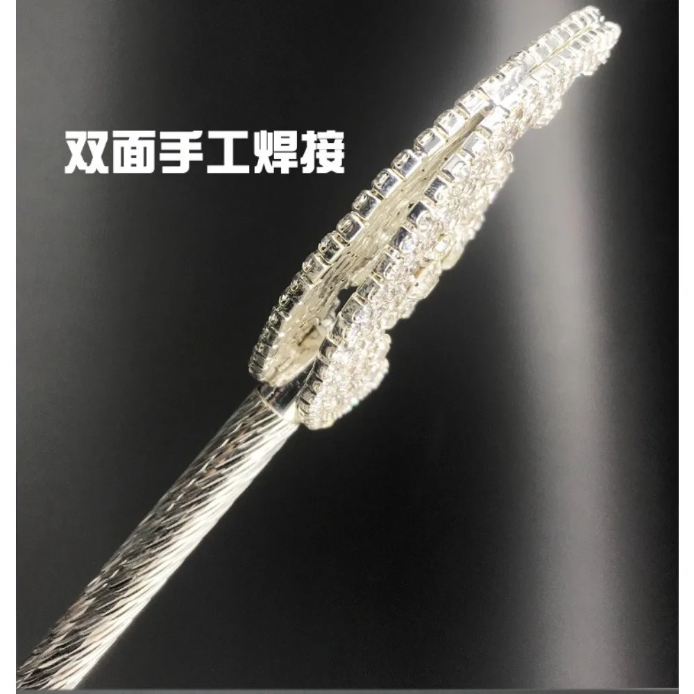 Креативный подарок Cetro для вечеринки трость с инкрустированными бриллиантами