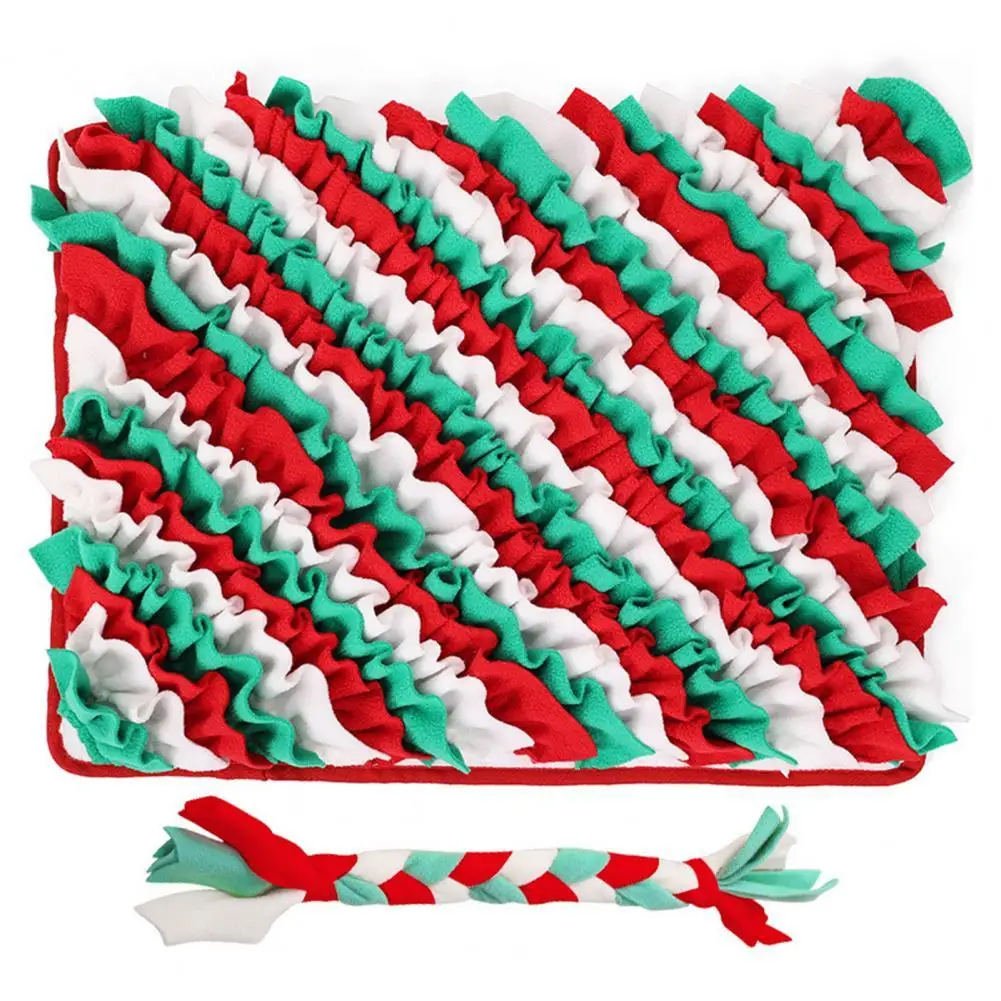 

Портативное одеяло для тренировки собак с косами, Рождественская серия