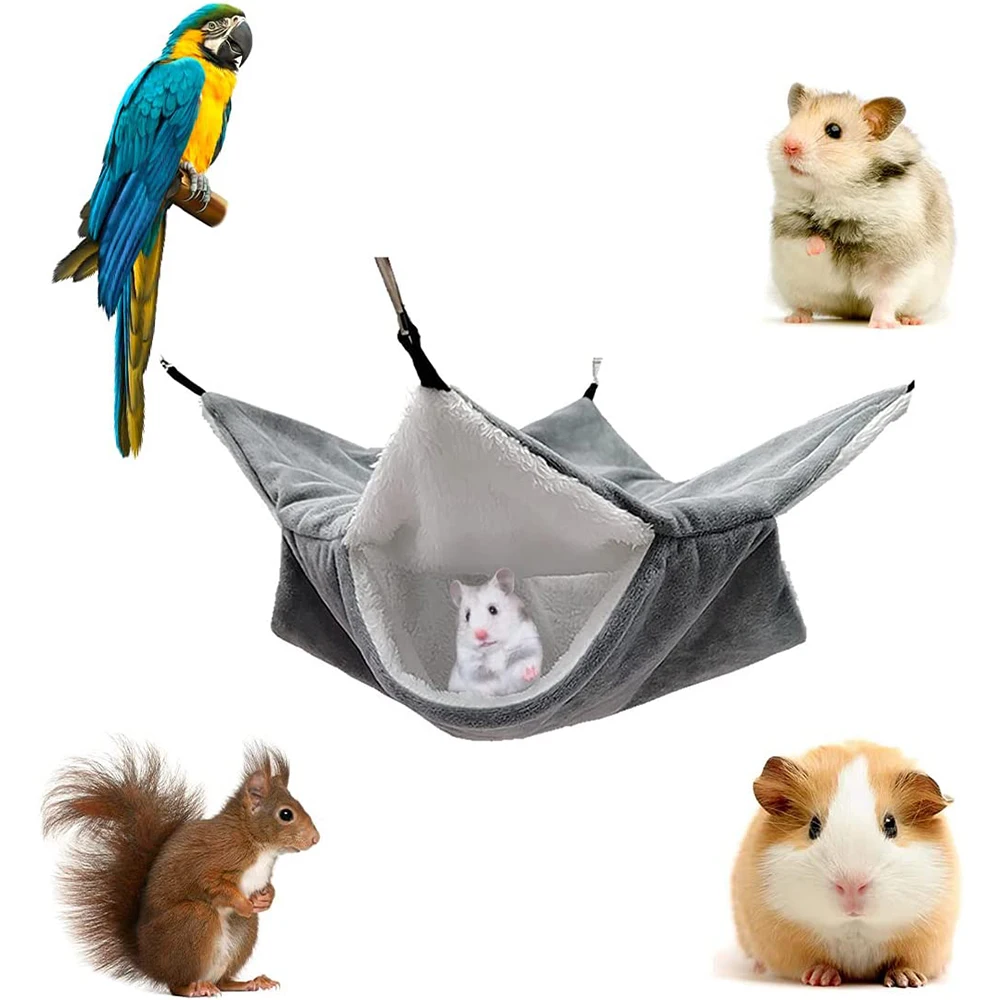 

Гамак хорька, морская свинка, украшение, Ранняя качели, теплые плюшевые гамаки, клетка, аксессуары, веселая игрушка для активного отдыха