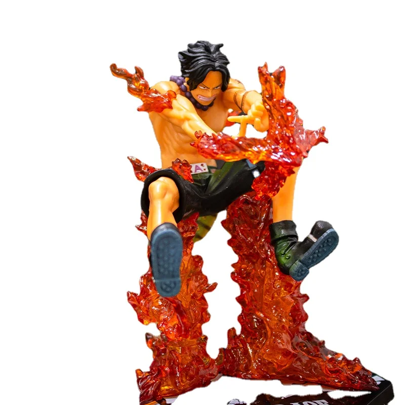 

Фигурка Аниме One Piece, экшн-фигурка Crossfire Ace, модель, украшения, игрушки для мальчиков и девочек, подарок