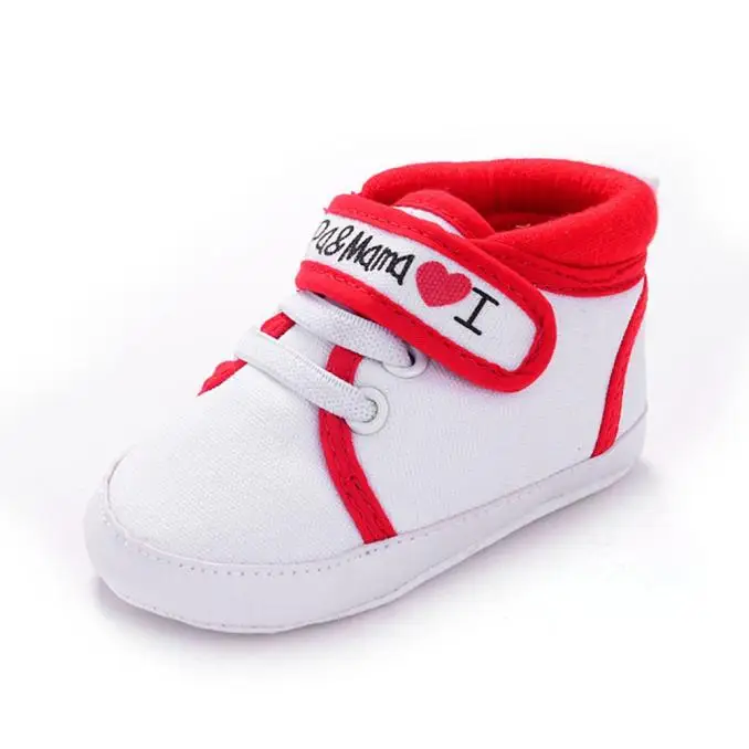 

2021 New Baby Infant Kid Boy Girl Soft Sole Canvas Sneaker Toddler Shoes Fashion Letter Print Baby Shoes