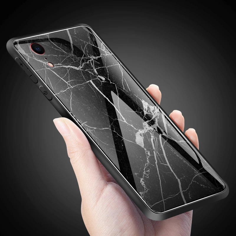 Для iPhone 5S, se, 6, 6 S, 7, 8 Plus XR XS макс. закаленное стекло чехол для Meizu M5 M6 M8 M9 Примечание 16th Plus с узором в полоску защитная оболочка