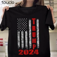trump 2024 american flag gift t shirt for men women