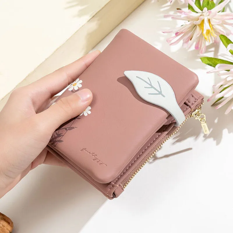 Новые женские кошельки из искусственной кожи модные короткие на застежке