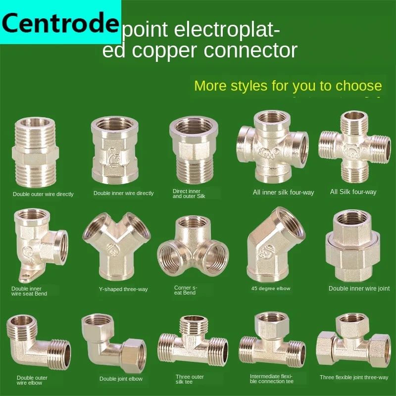 1/2 дюйма медный тройник из нержавеющей стали налокотник с прямым покрытием