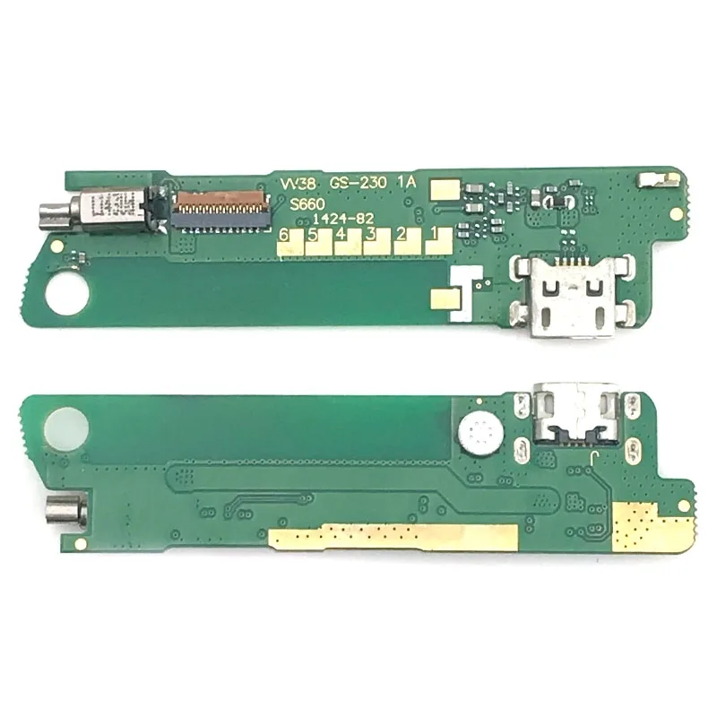 Usb порт для зарядки док станция розетка разъем плата гибкий кабель с вибратором