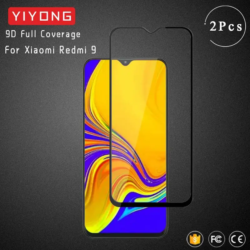 

YIYONG 9D Full Cover Glass For Xiaomi Redmi Note 9s 9 Pro Max Tempered Glass Screen Protector For Xiaomi Note 9 9T 9S 8T 8 Pro