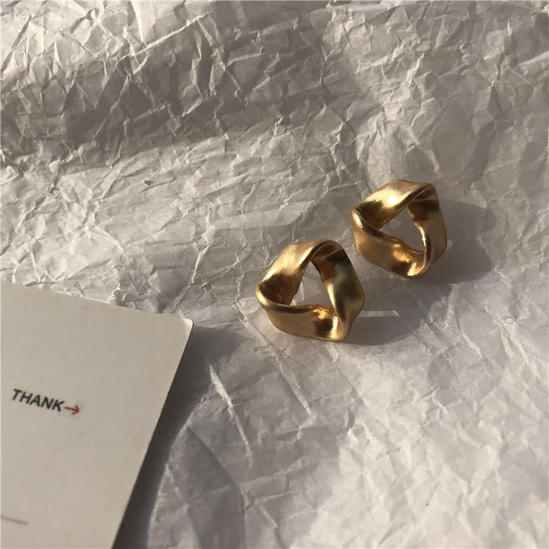 Вневременные чудо новые ретро витые Гео серьги бижутерия для вечерние хип хоп