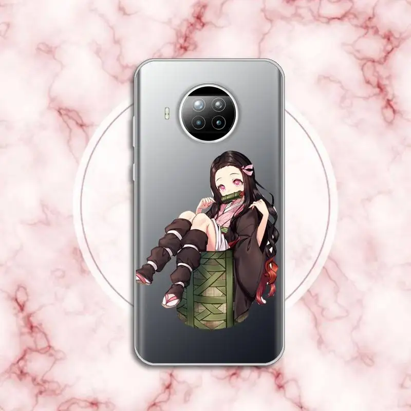 

Kamado Nezuko Kimetsu no Yaiba Demon Slayer Phone Case Transparent for Xiaomi Redmi note 10 t 8 9 pro lite 11
