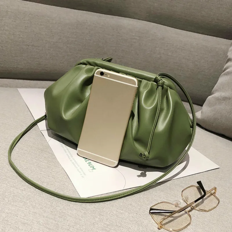 BXX Sac/ модные осенне-зимние роскошные женские сумки дизайнерские облака пакет сплошной цвет Джокер сумка через плечо ZE947