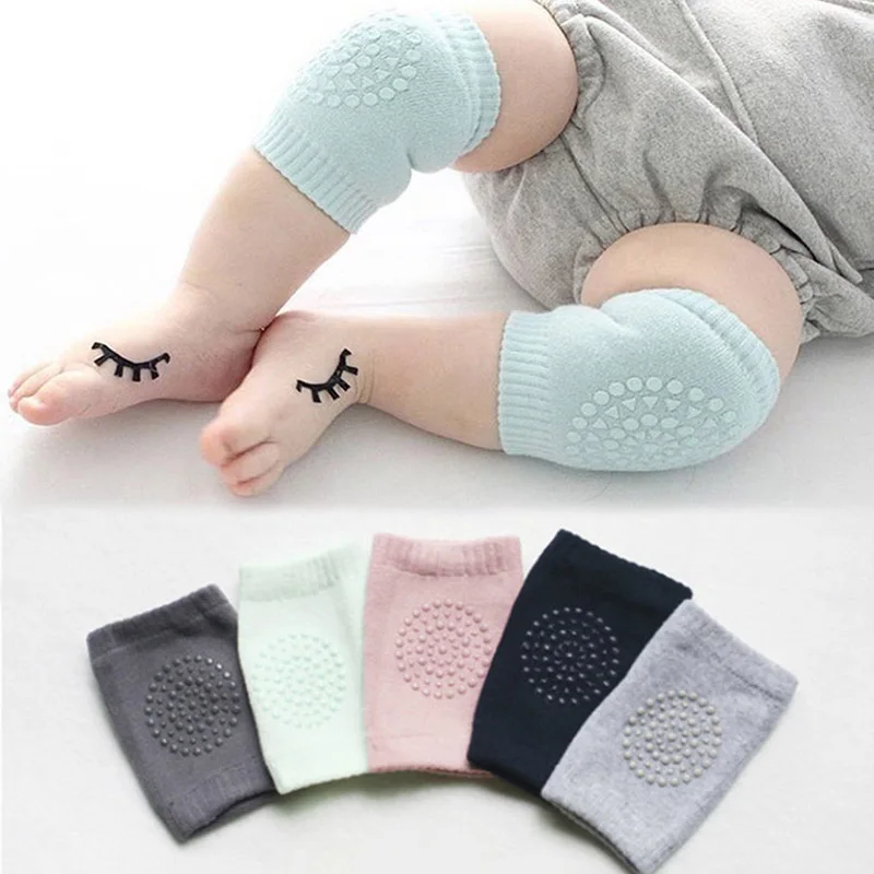 Rodilleras para beb&eacute;, Protector de piernas antideslizante para beb&eacute;, accesorio para gatear, 1 par, Leggings para reci&eacute;n nacidos-3