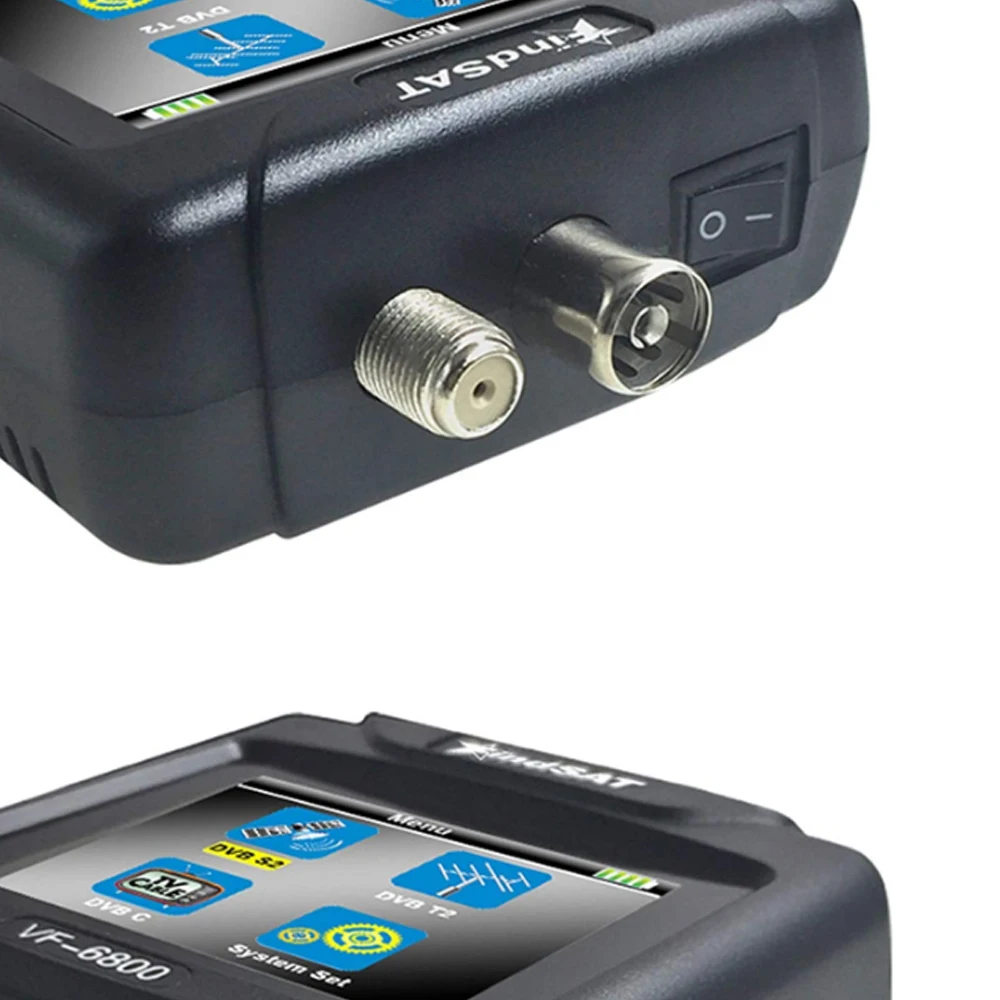 Цифровой спутниковый искатель HD Combo поддержка DVB-T2/DVB S2/DVB C Sat Finder Meter для
