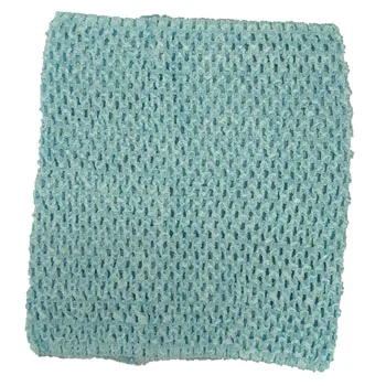 Baby Blue Lined Tops Вязаные крючком топы-пачки с подкладкой 9x10 дюймов, вязаные топы для платьев-пачек, 1 предмет - Цвет: Baby Blue Lined Tops