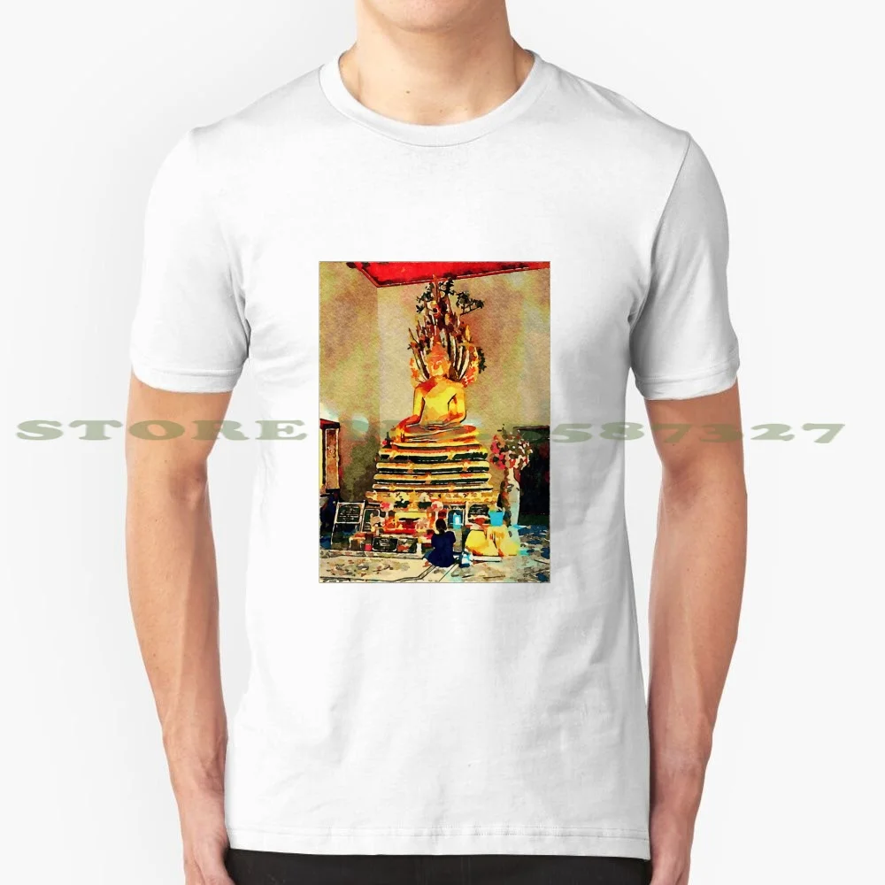 

Буддизм * молитва крутой дизайн модная футболка буддизм подарки идеи стандарта Таиланд Бангкок Юго-Восточная Азия