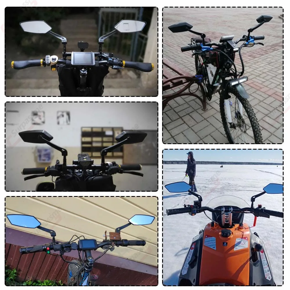 Зеркало заднего вида для электрического скутера поворотное зеркало на руль 22 мм