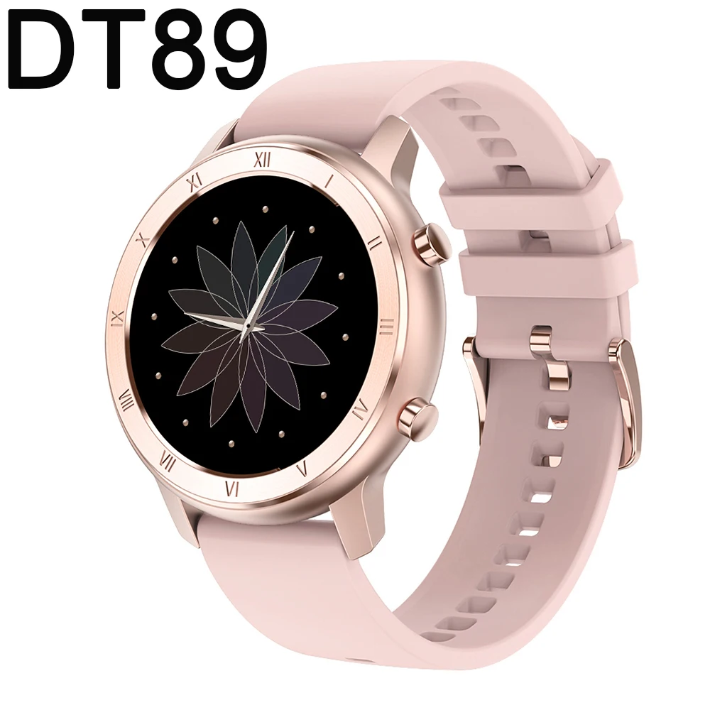 

2021 new full touch smart watch ladies IP68 waterproof bracelet heart rate monitor sleep monitoring female cycle music control