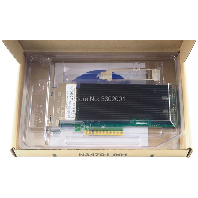 Чип Intel XL710AM1 сетевая карта 10 ГБ Nic Ethernet четырехпортовый сетевой адаптер PCI-Express