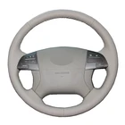 Рулевая оплетка для Toyota Fortuner Hilux 2011-2015 Highlander Camry Isis Mark X Zio Premio ai (Voxy)