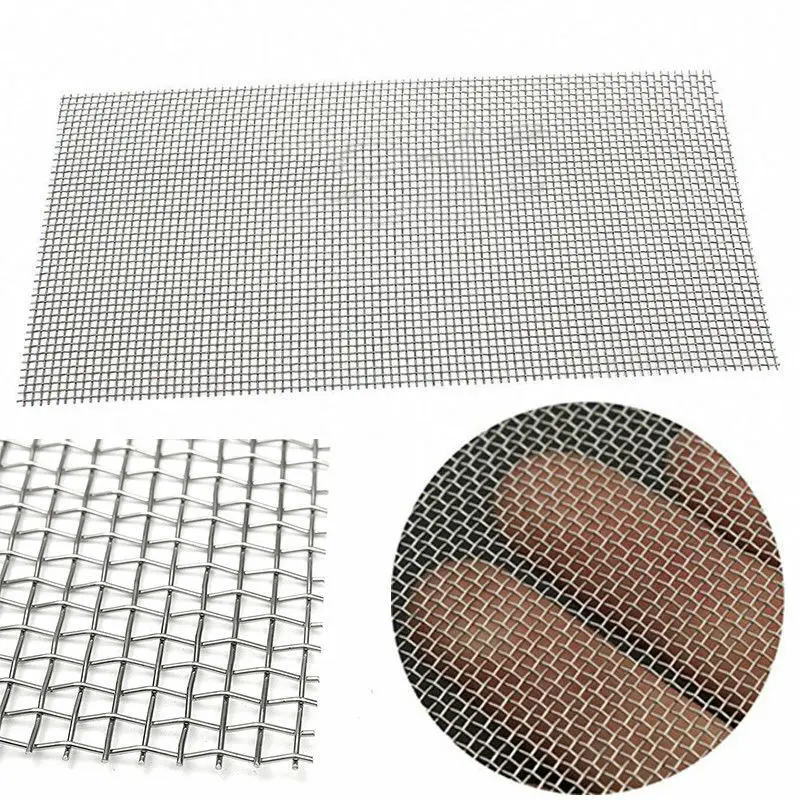30X30cm 4/8/10/20/30/60/100/200/300/400 Mesh Stainless Steel Woven Cloth Screen Wire Filter Sheet | Дом и сад
