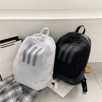 brand designer 2021 new big backpack solid color fashion external laptop backpack mens anti theft travel backpack