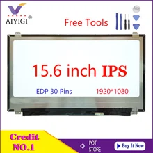 15.6 Inch IPS Laptop LCD LED Screen B156HAN01.2 NV156FHM-N43 LP156WF6 SPB1 SPA1 Matrix Display EDP 30pins  FHD 1920X1080 Panel