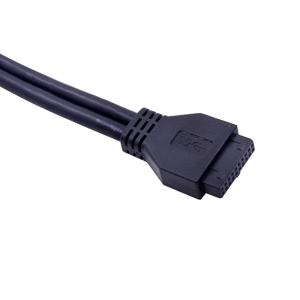CHIPAL серебристый 4 порта USB 2 0 3 Передняя панель Hub 20Pin разделитель внутренний