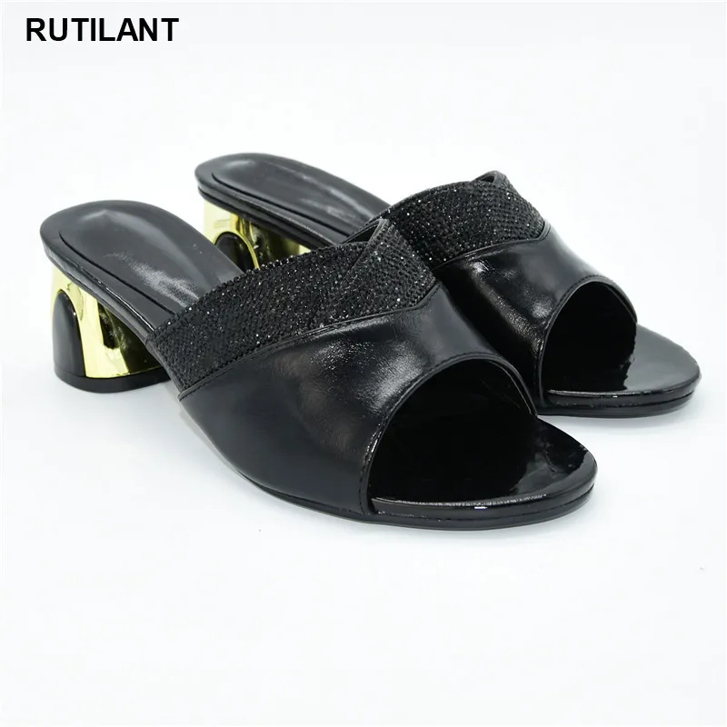 Модная элегантная обувь со стразами Женская Женские свадебные туфли на высоком