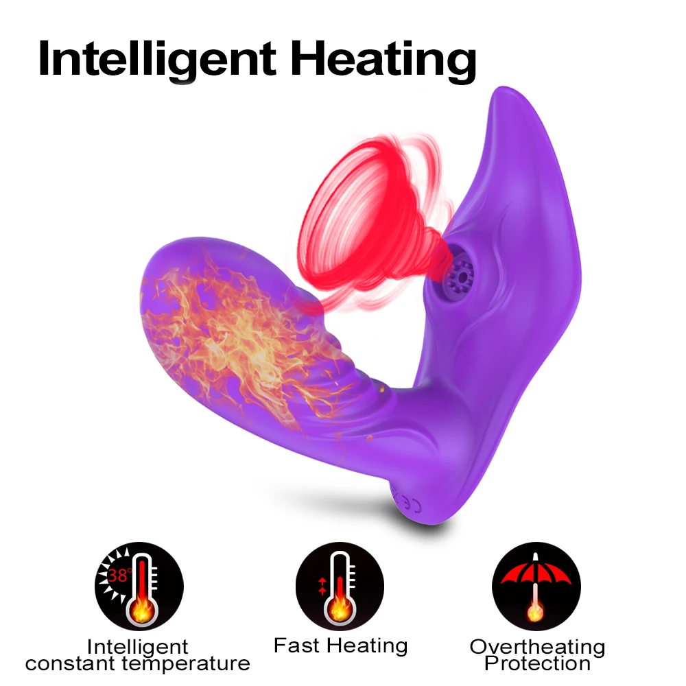 Влагалище сосание Отопление Вибратор Интимные Игрушки для женщин 10 Режимы дилдо
