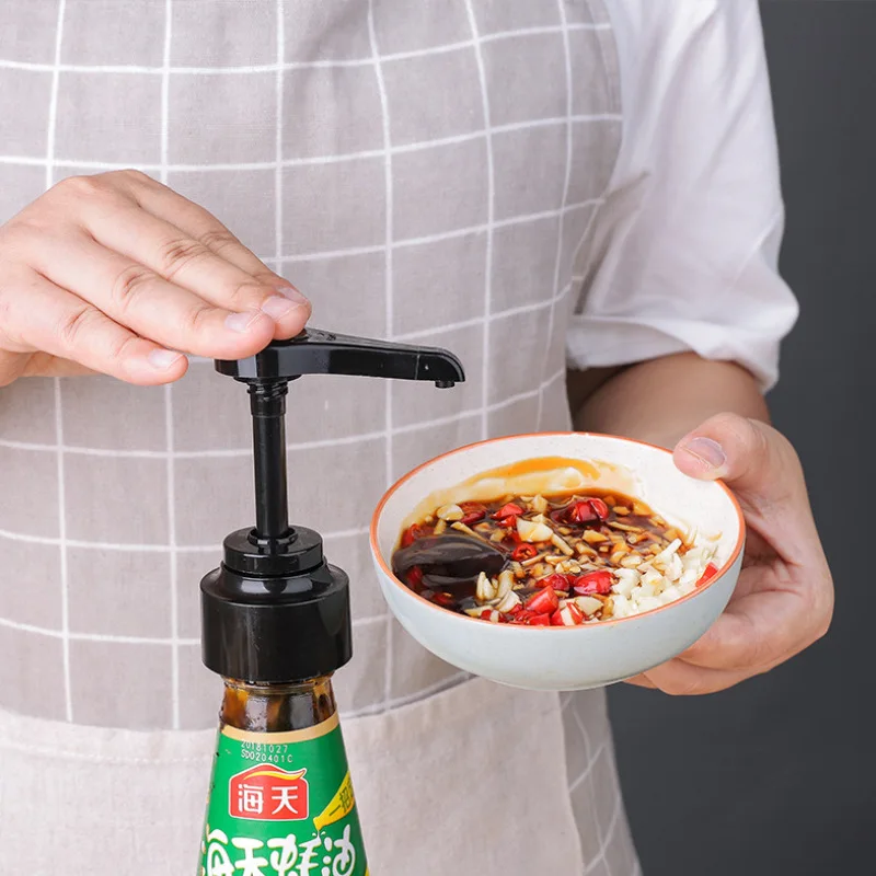 

Purpose Oyster Sauce Bottle Extrusion Nozzle Kitchen Domestic Fuel Consumption Pressing Pump Head Quantitative Sauce Extruder