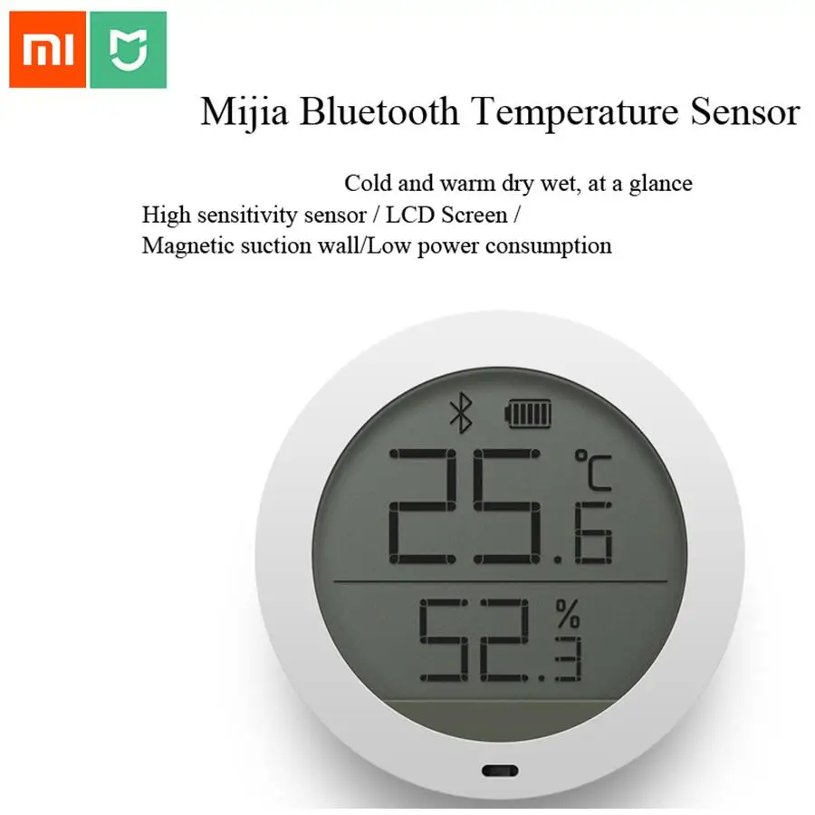

xiaomi mi mijia Bluetooth Temperature Humidity Digital LCD Screen Thermometer 2 Moisture Meter Sensor Smart Home APP