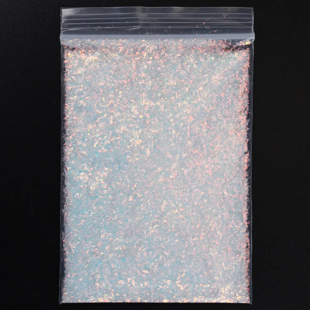 Блестящий фрагмент неправильной формы 50/г/пакет в сломанной пластиковой