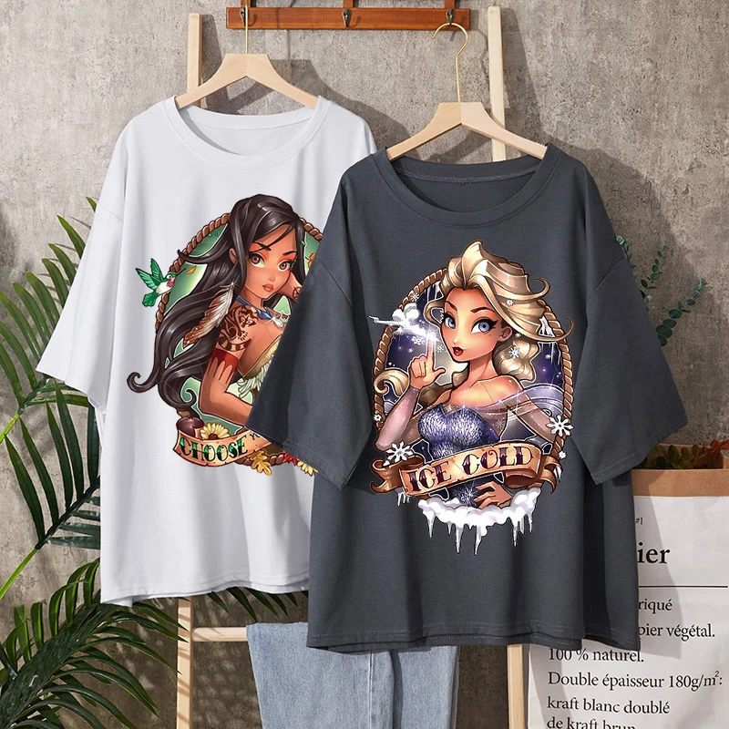 Футболка женская хлопковая с принтом Алиса в стране чудес | Женская одежда