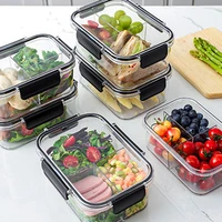 transparent visible refrigerator crisper classification storage box sealed jar for fruit and vegetable preservation aa