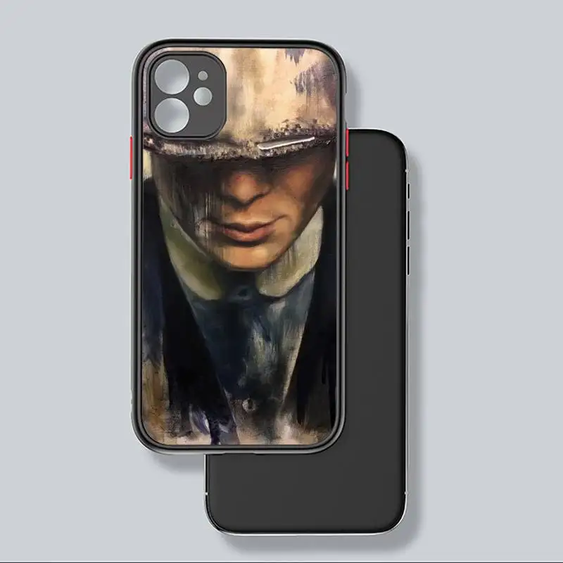 

Peaky Blinders Phone Case For iphone 12 11 8 7 plus mini x xs xr pro max matte transparent cover