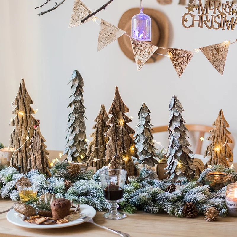 

Christmas Tree Ornaments Mori Style Forest Style Window Cafe Decoration Display