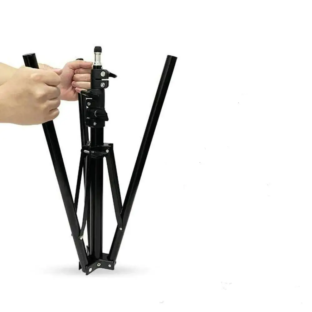 

DECO Easily-install Tripod Stand for Live Ring Light, with 4 Levels from 1.5 to 6 foots, with 2 Mobile Hold (Tripod stand)