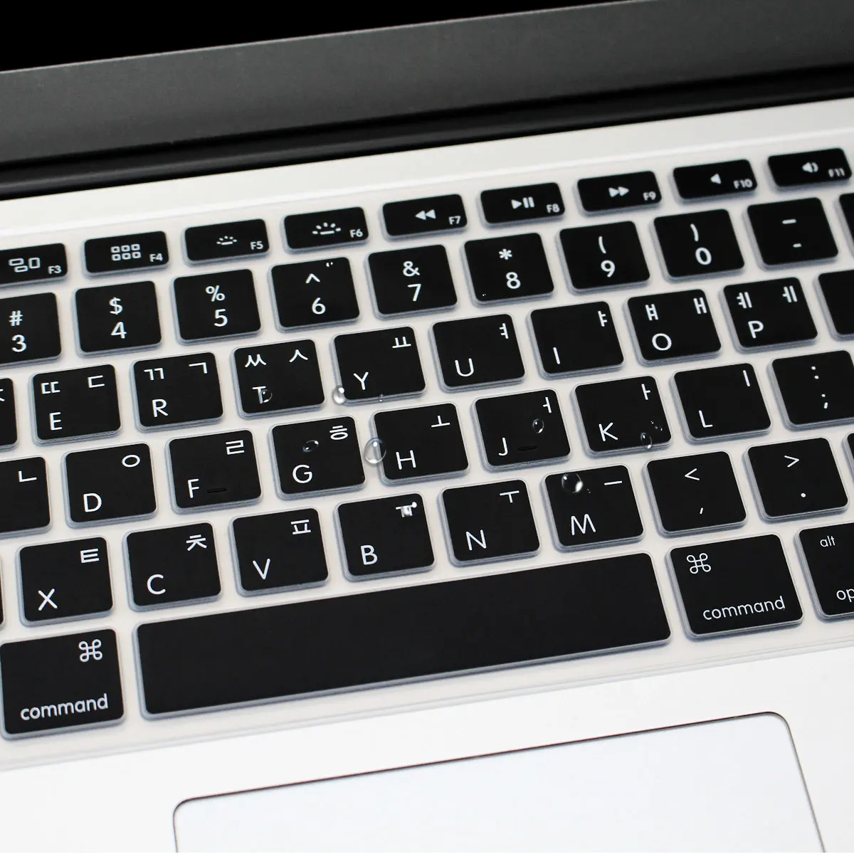 Чехол для клавиатуры RYGOU с корейскими буквами Macbook Air 13 Pro 15 17 Защитная пленка iMac Magic
