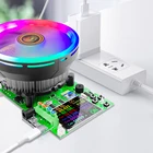 Цветной USB-тестер постоянного тока DL24P диагональю 2,4 дюйма, Электронная нагрузка, литиевый аккумулятор, монитор емкости, разрядка, мощность зарядки, устройство для проверки