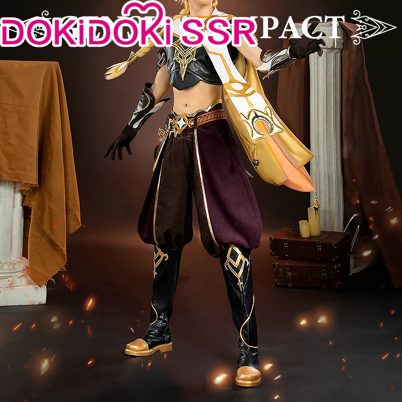 

PRE-SALE DokiDoki-SSR Game Genshin Impact Косплей Костюм путешественника эфир Genshin Impact Косплей путешественника эфир Хэллоуин
