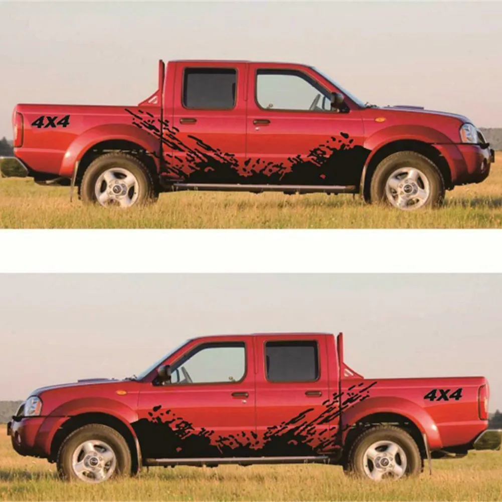 

2PCS Car Sticker Auto Body Car Decal Decoration Off Road Splash Stickers