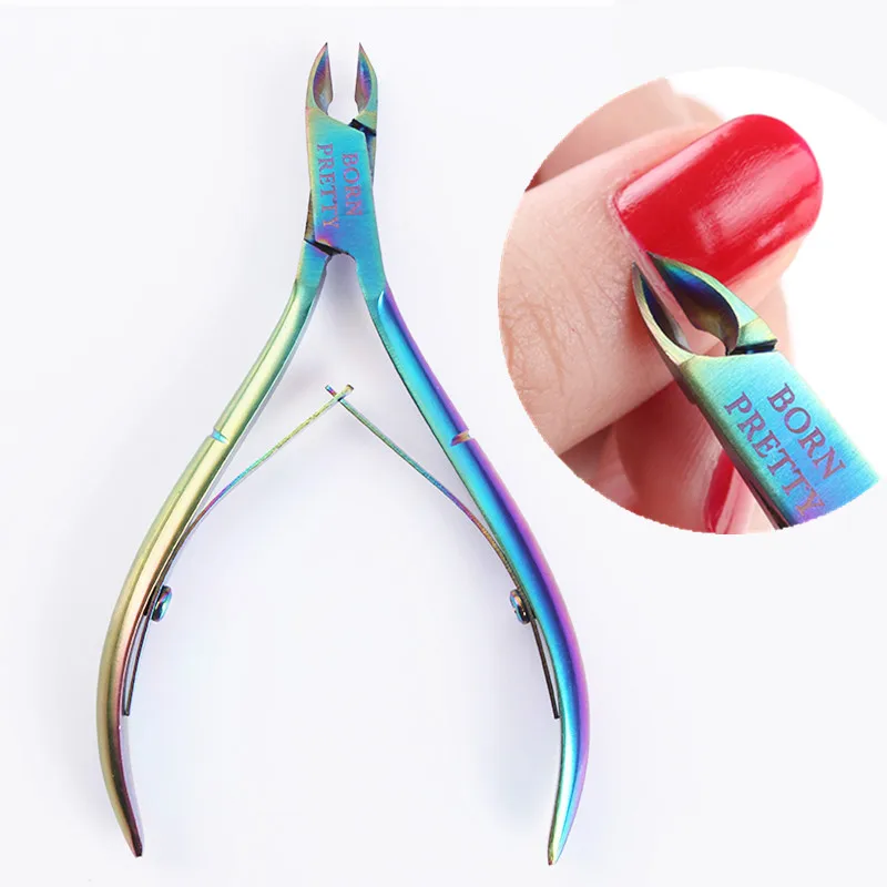 

BORN PRETTY Nail Cuticle Nipper Colorful Clipper Scissor Dead Skin Remover Cutter Nail Art Tool All For Manicure