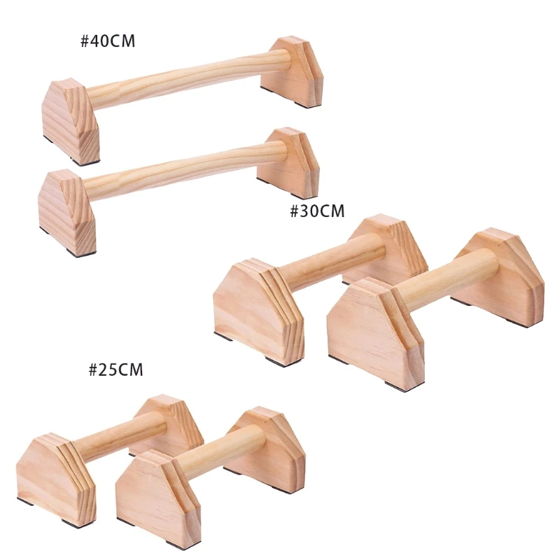 

G92F Push Up Bars, Thick Wooden Grip, Slip-Resistant Push up Handles Perfect for Floor, Strength Training Equipment at Home