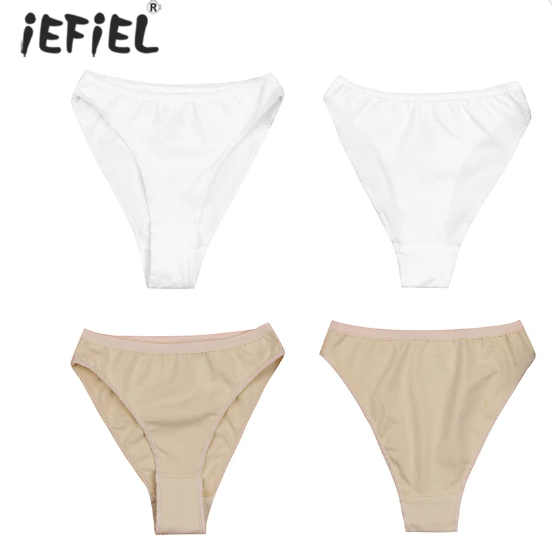 

Kids Girls High Cut Ballet Dance Panties Underwear Underpants Children Ballet Dance Gymnastics Bottom Ballerina Dance Briefs