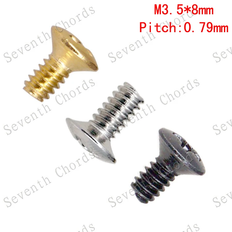 

18 шт 3-х полосная или 5 способ рычаг переключатели селектор крепежные винты-M3.5*8 мм Шаг 0,79 мм