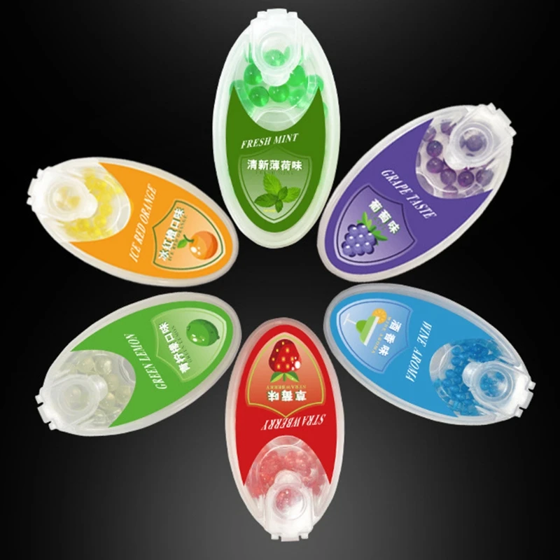 Распродажа 100 шт. смешанный фруктовый вкус ментол капсулы мята бусины взрыв поп
