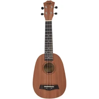 21inch 4 strings pineapple style mahogany hawaii ukulele uke electric bass guitar for guitarra musical instruments music lovers