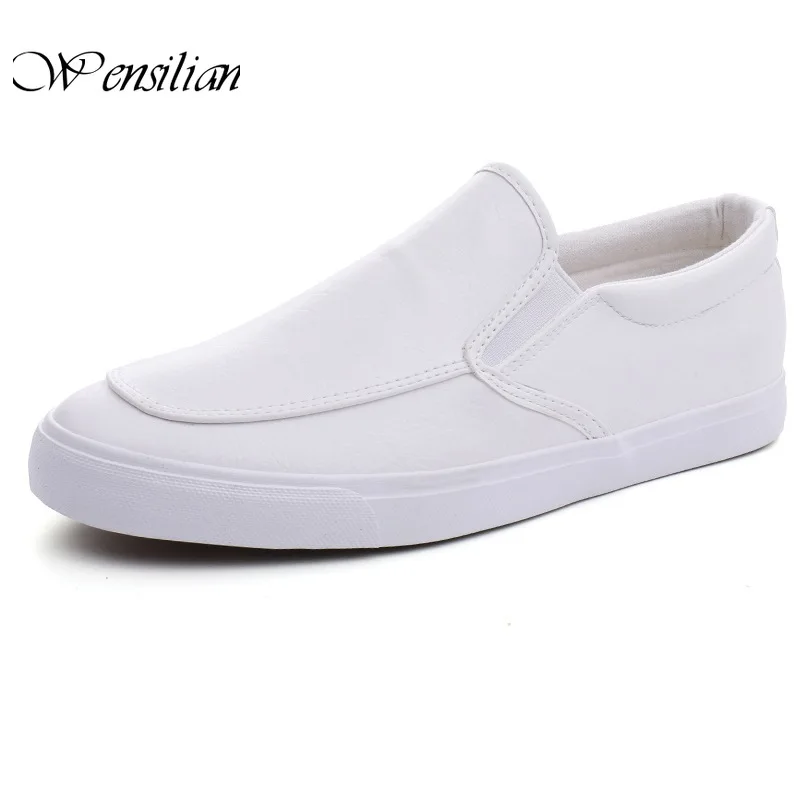 Leather Loafers Mens Casual Shoes Slip on Flats Fashion Male Loafer Breathable Men shoes Soft Trainers zapatos de hombre | Обувь