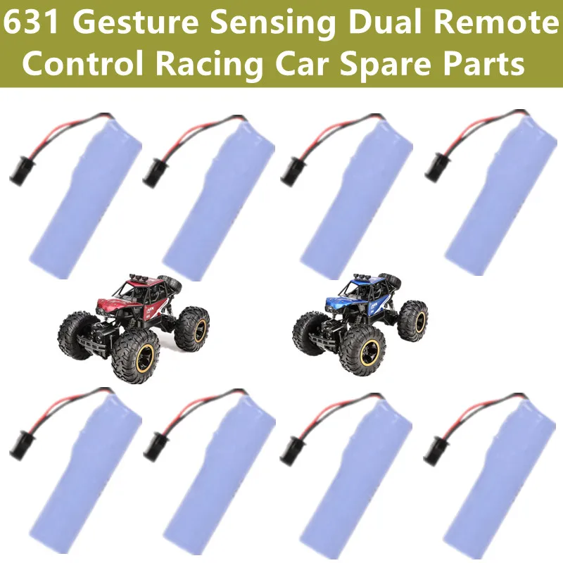 

631 Gesture Sensing Fine-Tuning Calibration RC Racing Car Spare Parts 3.7V 1200MAH Battery For 631 RC Alloy Buggy Accessories