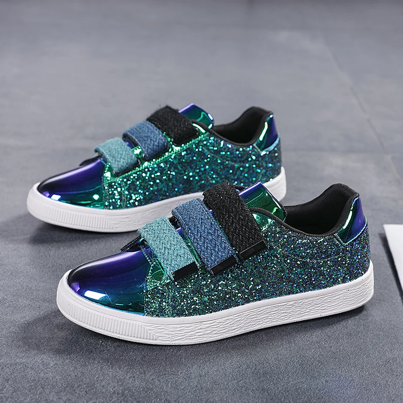 

2020 New Ladies Shoes Sneakers Woman Shoes Glitter Flats Casual Shoes