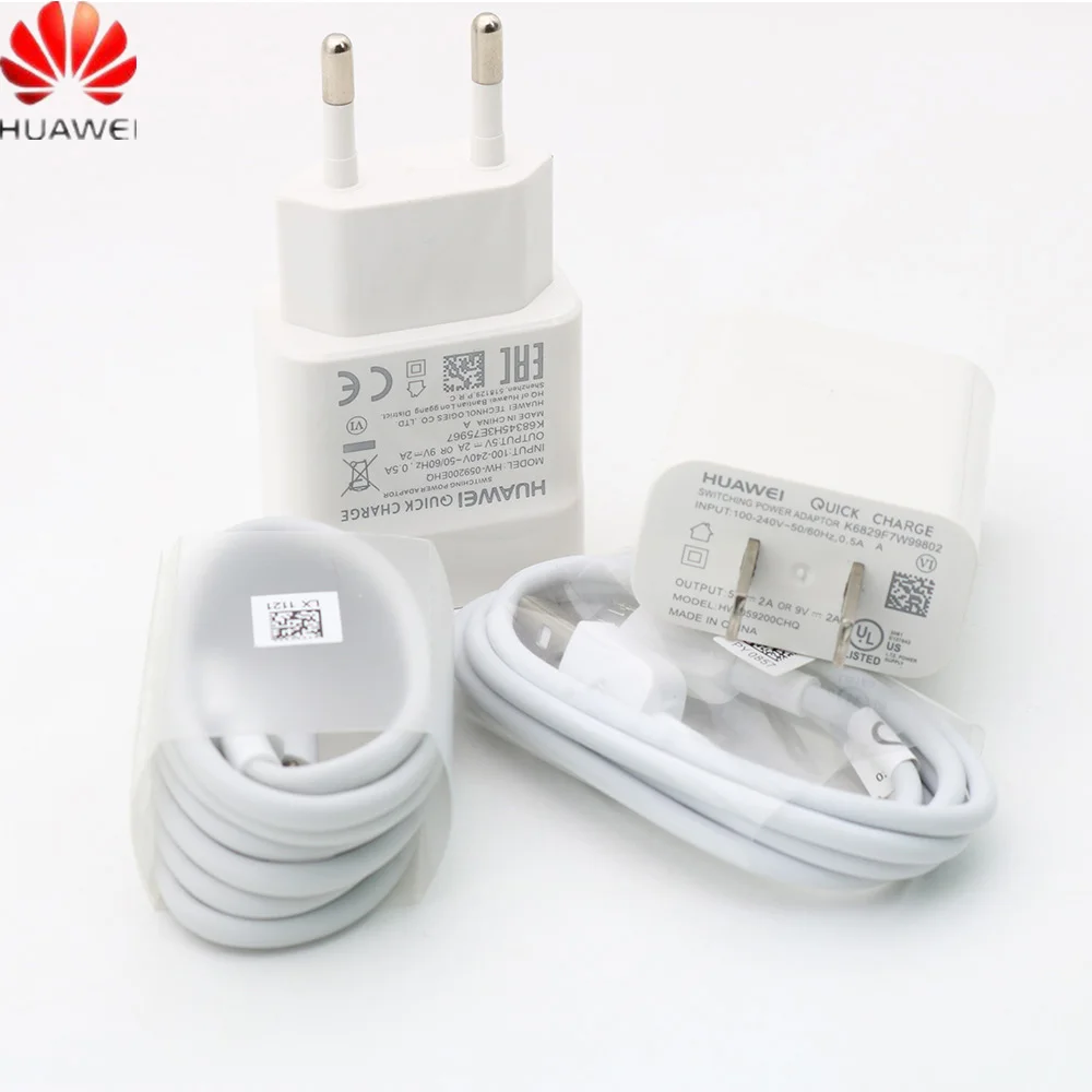 Оригинальное быстрое зарядное устройство Huawei 5 В/2 а 9 QC 2 0 USB быстрая зарядка для P8